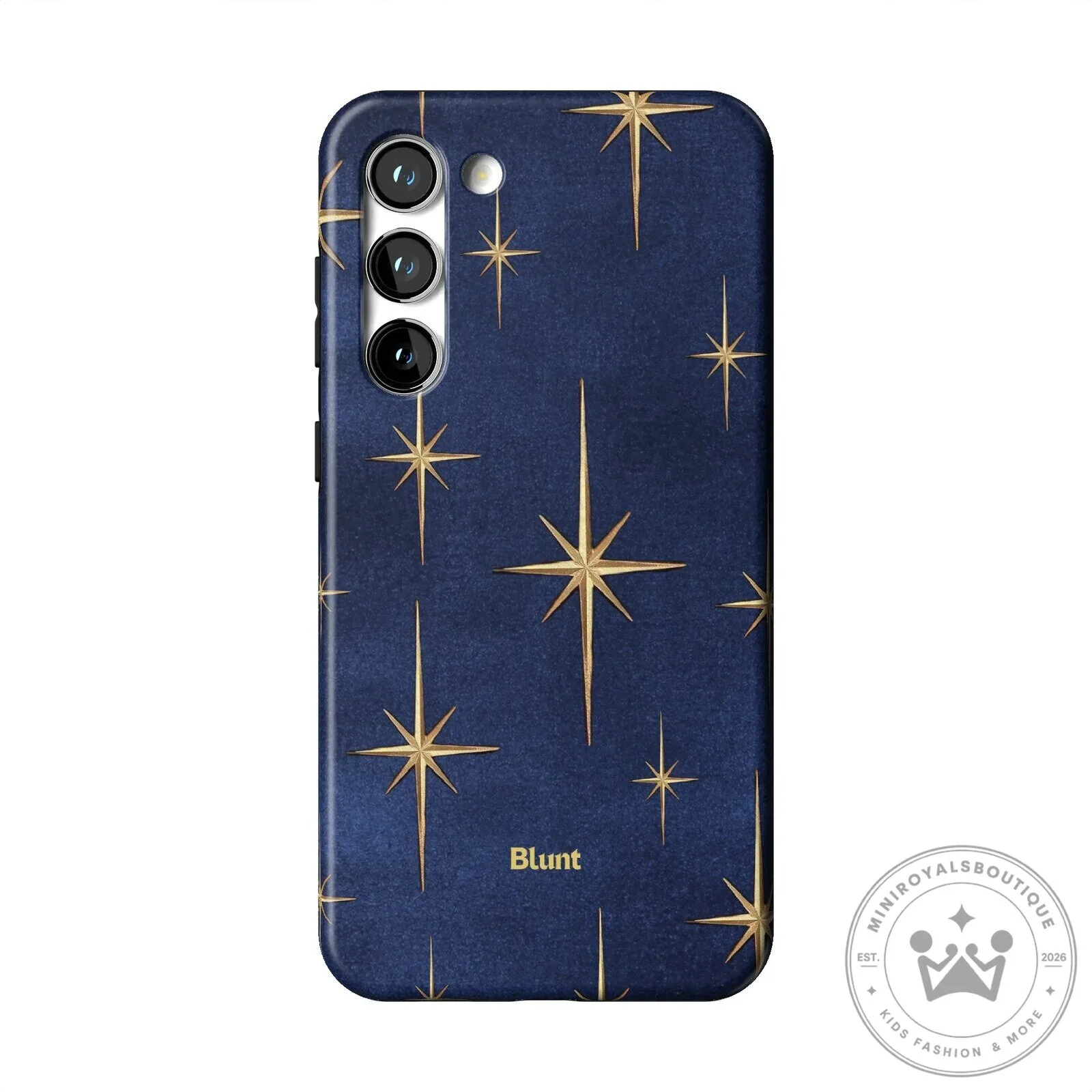 Elegant Gold Starburst Pattern on Navy Blue Phone Case for Samsung Galaxy 29 Elegant Gold Starburst Pattern on Navy Blue Phone Case for Samsung Galaxy